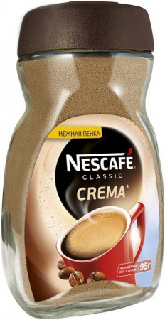 Кофе Nescafe "Classic Crema", растворимый,  95 гр