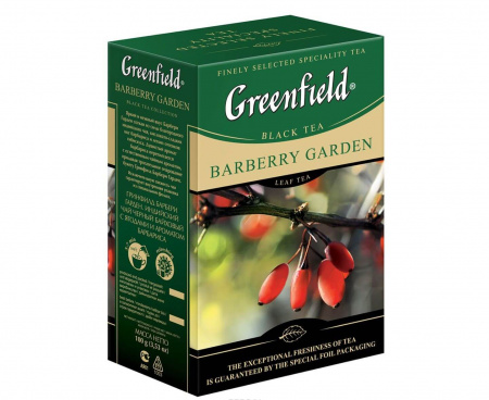 Чай черный листовой Barberry Garden, 100 г, Greenfield