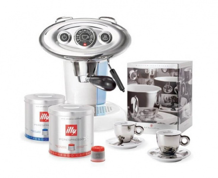 Кофеварка рожковая Francis Francis X7, белая, Illy