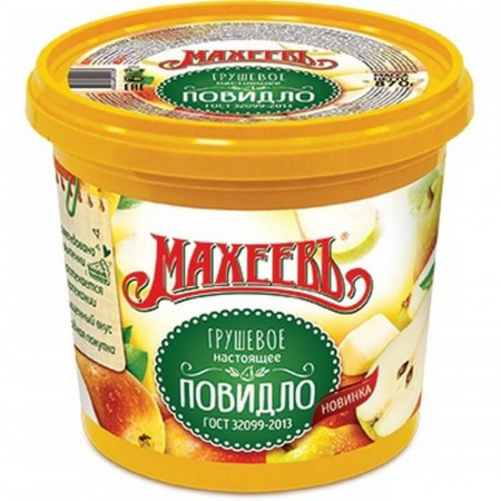 Повидло Махеевъ "Грушевое", 870 гр