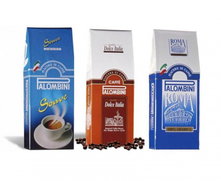 Кофе в зернах ROMA 100% Arabica, 1 кг, Palombini