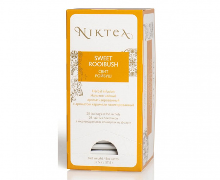 Чай Sweet Rooibush (Свит Ройбуш), 25 пак., Niktea