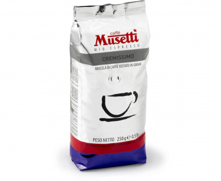 Кофе в зернах Cremissimo, 250 г, Musetti