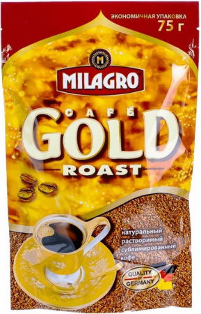 Кофе Milagro "Gold Roast", растворимый, 75 гр