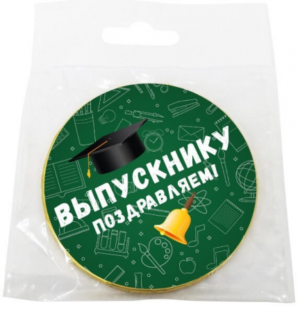 Шоколад Chokocat "Выпускнику. Поздравляем", молочный, медаль, 25 гр