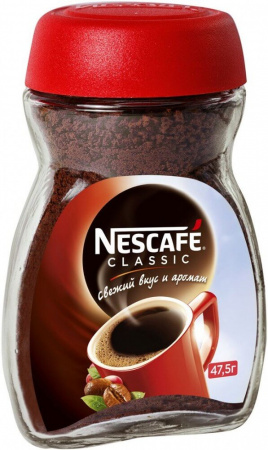 Кофе Nescafe "Classic", растворимый, 47,5 гр