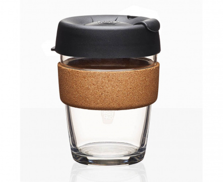 Кружка Espresso limited, 340 мл, черная, стекло, KeepCup