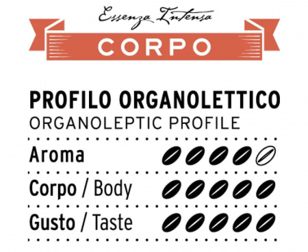 Кофе в капсулах L`espresso Corpo, 50 капсул (для Nespresso), Diemme