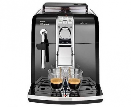 Кофемашина Syntia Focus Black ( PHILIPS SAECO HD-8833/19), черная, пластик, Saeco