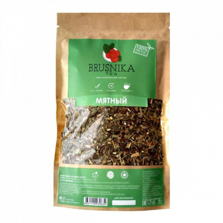 Чай травяной Brusnika Tea "Мятный", 70 гр