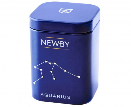 Чай листовой Aquarius Darjeeling, 25 г, серия Zodiac mini Caddies, Newby