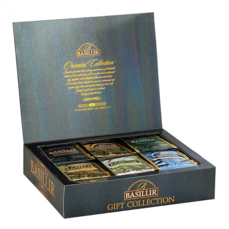 Чай Basilur "Oriental Gift Collection", ассорти, 60 пакетиков
