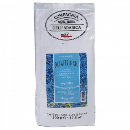 Кофе Compagnia Dell`arabica "Decaffeinato", в зёрнах, 500 гр