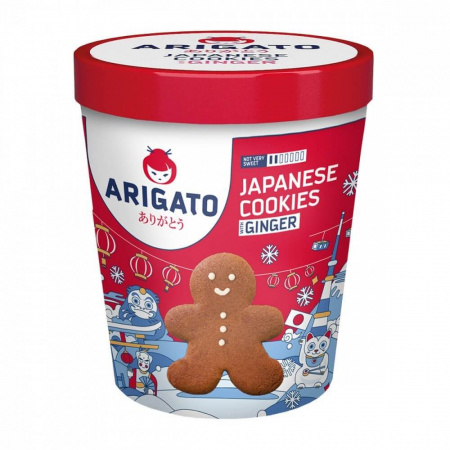 Печенье Arigato "Сдобное имбирное", 100 гр