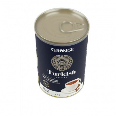 Кофе Veronese "Turkish", растворимый с добавлением молотого, 100 гр