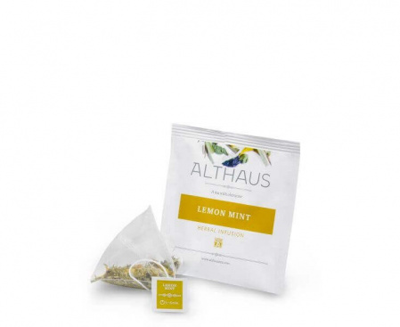 Чай травяной Lemon Mint (Лемон Минт), 15 пирамидок, Pyra-Pack, Althaus