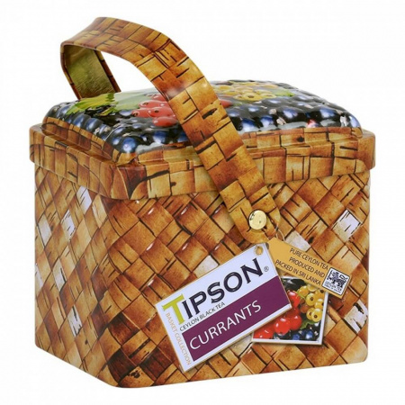 Чай Tipson "Лукошко - Смородина", черный с добавками, 80 гр