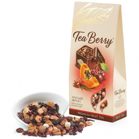 Чай Tea Berry "Наглый фрукт", травяной листовой, 100 гр