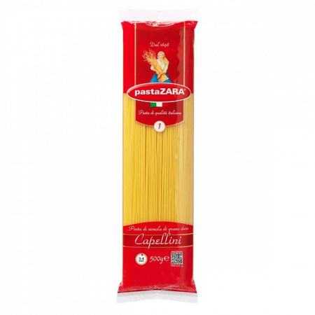 Макароны Pasta Zara "Спагетти Тонкие № 1", 500 гр