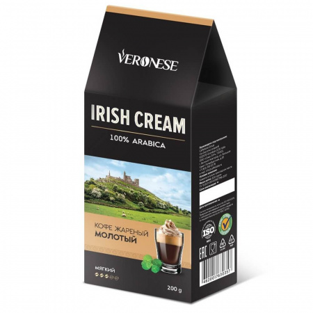 Кофе Veronese "Irish Cream", молотый, 200 гр
