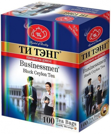 Чай Ти Тэнг "Businessmen (Для бизнесменов)", черный, 100 пакетиков