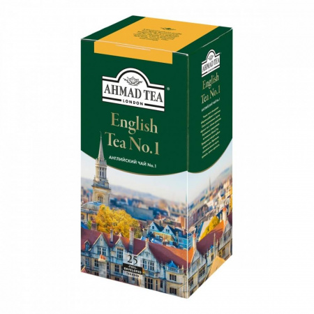 Чай Ahmad "English Tea №1", черный с бергамотом, 25 пакетиков
