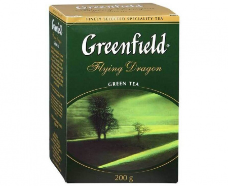 Чай зеленый листовой Flying Dragon, 200 г, Greenfield