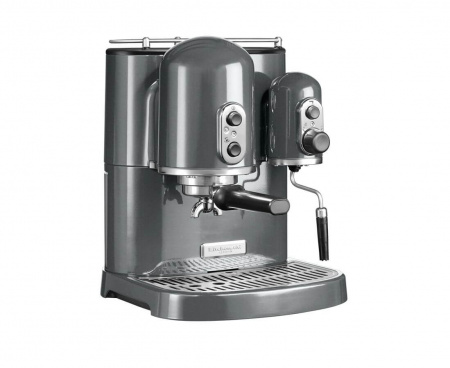 Кофеварка Artisan Espresso, 2 бойлера, серебряный медальон, 5KES2102EMS, KitchenAid