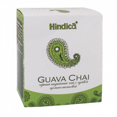 Чай Hindica "Guava Chai", черный листовой с гуавой, 70 гр