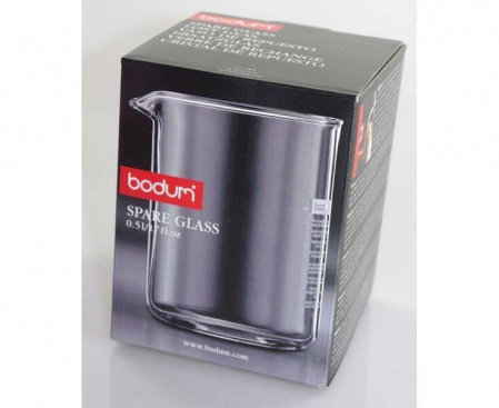 Колба для кофейников, 0.5 л, прозрачная, стекло, Bodum