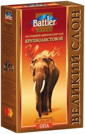 Чай Battler "Великий Слон", черный листовой OPA, 250 гр