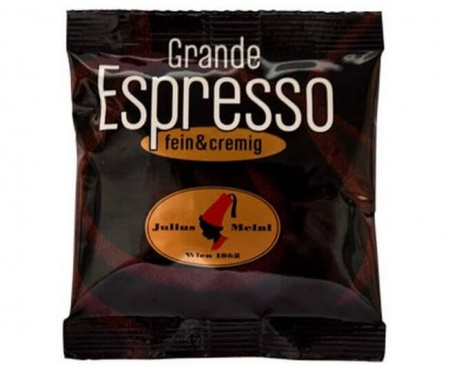 Кофе в чалдах Grand Espresso, 7.3 г х 50 шт., Julius Meinl