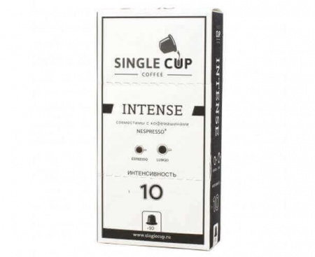 Кофе в капсулах Intense, 10 шт., Singlecup