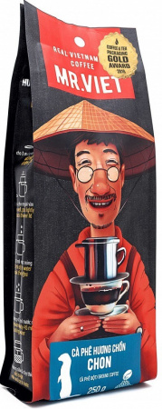 Кофе Mr. Viet "Chon", натуральный жареный молотый, 250 гр