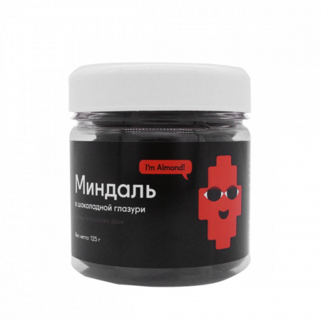 Миндаль в шоколадной глазури SNACK SNACK, 125 гр