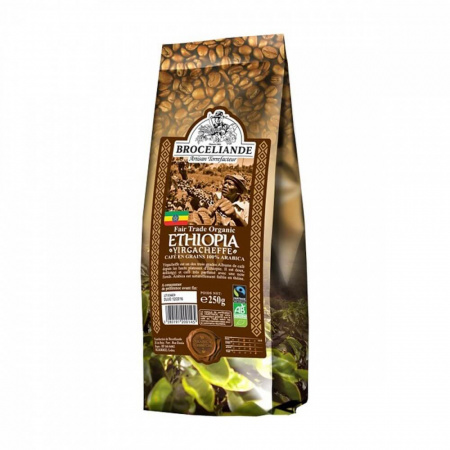 Кофе Broceliande "Ethiopia Yirgacheffe", в зернах, 250 гр