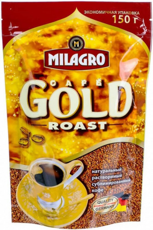 Кофе Milagro "Gold Roast", растворимый, 150 гр