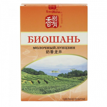 Чай БиоШань "Milky Lung Сhing", молочный лунцзин, 80 гр