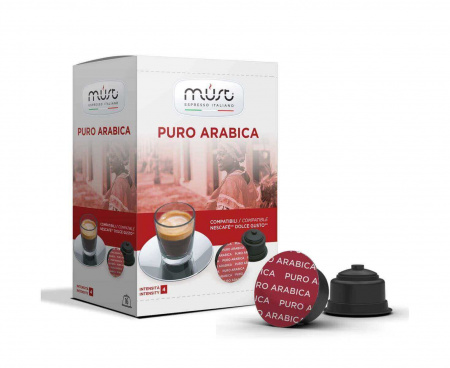 Кофе в капсулах DG Puro Arabica Dolce Gusto, 16 шт., Must