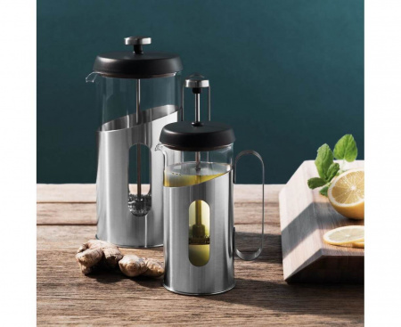 Поршневой заварочный чайник Essentials, 600 мл, хром, BergHOFF