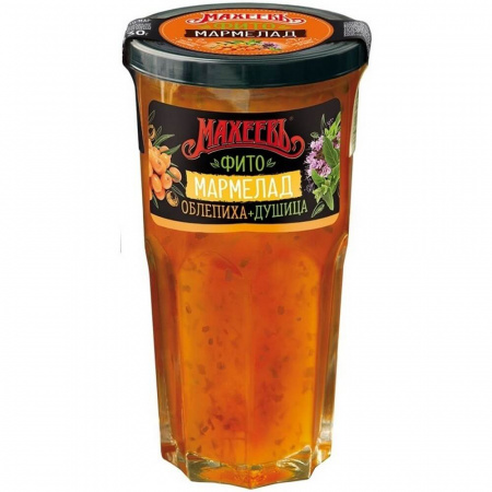 Мармелад Махеевъ "Фито-Мармелад "Облепиховый с Душицей", 230 гр
