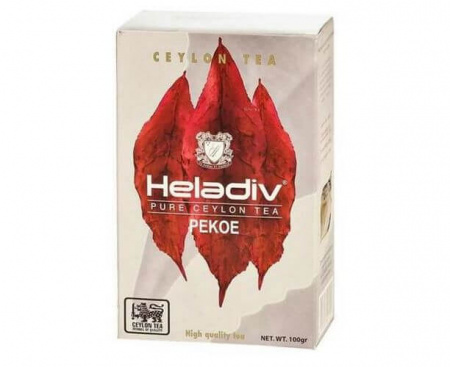 Чай листовой черный PEKOE (OD), 100 г, Heladiv
