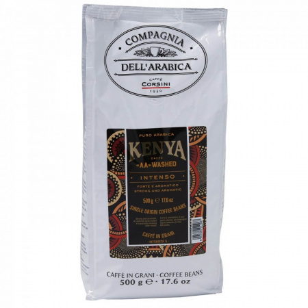 Кофе Compagnia Dell`arabica "Kenya AA Washed", в зёрнах, 500 гр