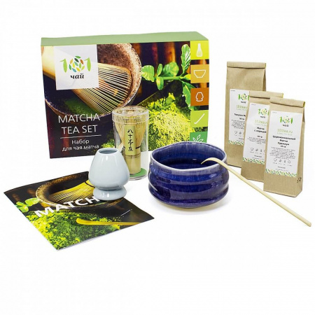 Чай 101 ЧАЙ "Matcha tea set. Набор для приготовления матча", зелёный, 645 гр