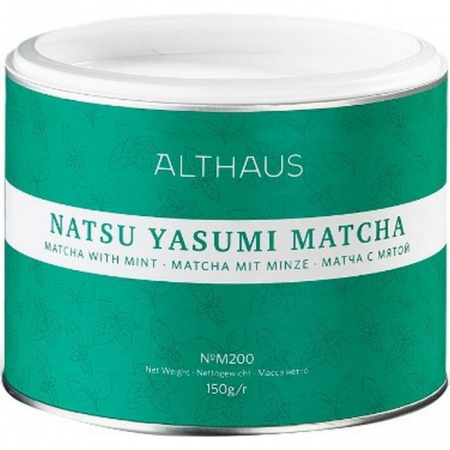 Чай Althaus "Natsu Yasumi Matcha", матча с мятой, 150 гр