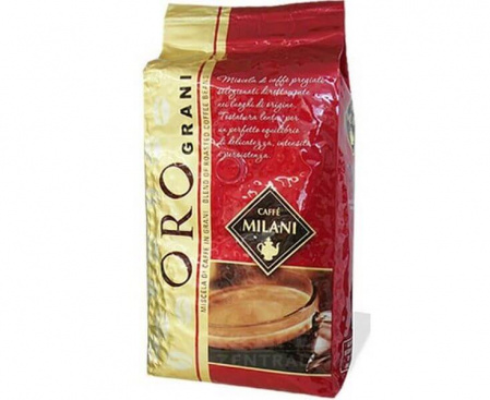 Кофе в зернах ORO, 90% Арабика / 10% Робуста, 1 кг, Milani