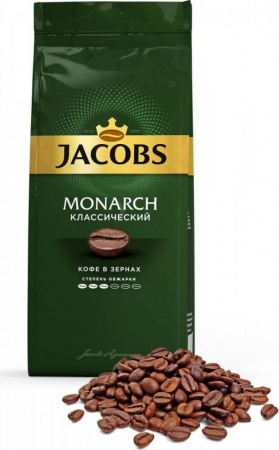 Кофе Jacobs "Monarch", в зернах, 230 гр