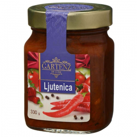 Овощная икра Garten de luxe "Лютеница", 330 гр