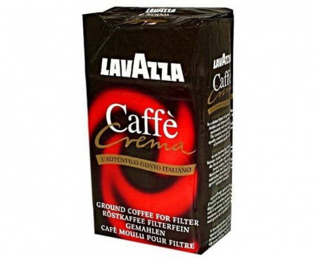 Молотый кофе Caffe Crema, 250 г, Lavazza