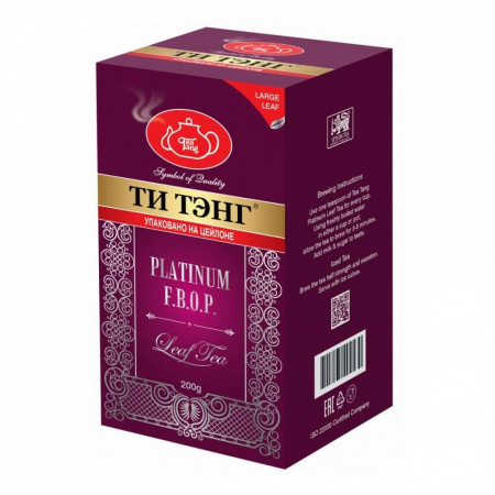 Чай Ти Тэнг "Platinum", черный листовой, 200 гр